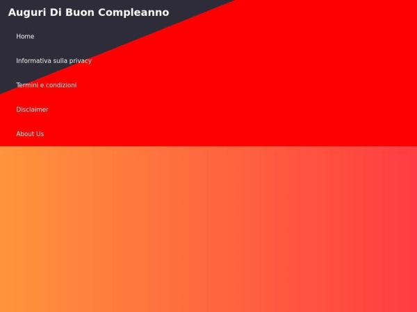 auguridibuoncompleanno.site