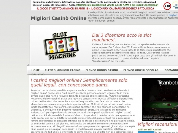 casinomigliorionline.it