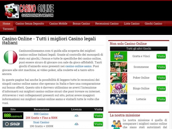 casinoonlineaams.com