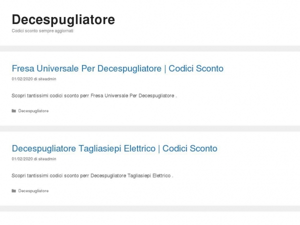 decespugliatore.codiciscontoitalia.com