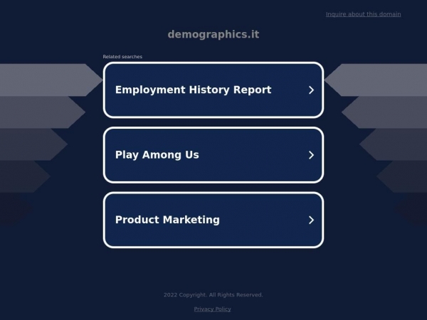 demographics.it