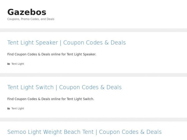 gazebos.discountcodeusa.com