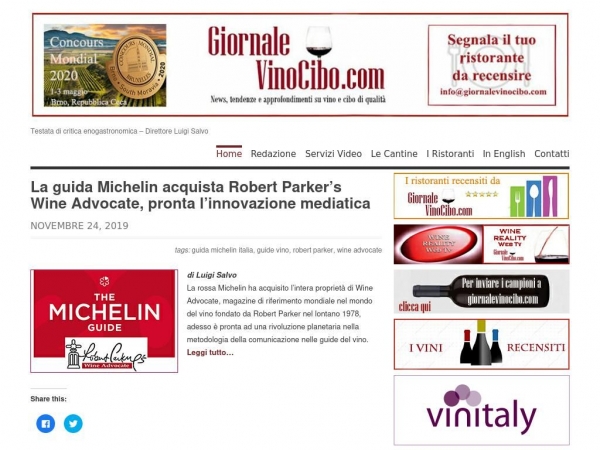 giornalevinocibo.com