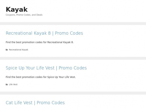 kayak.promocodescanada.com