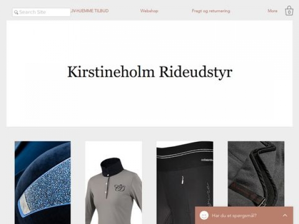 kirstineholmrideudstyr.com