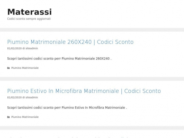 materassi.codiciscontoitalia.com