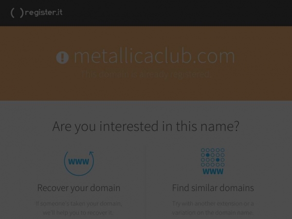 metallicaclub.com