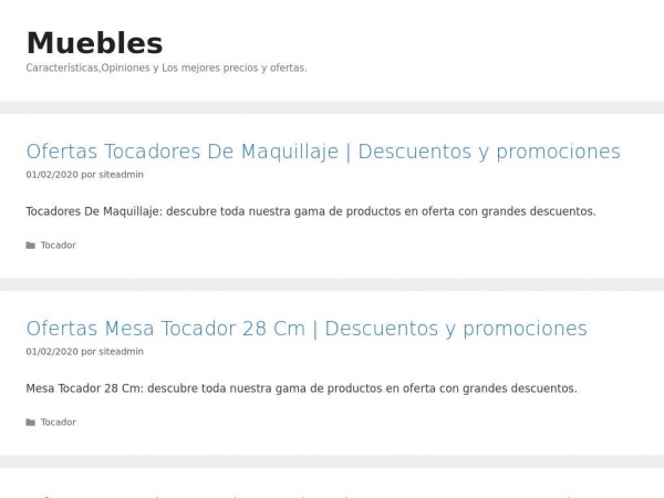 mueblesalmejorprecio.com