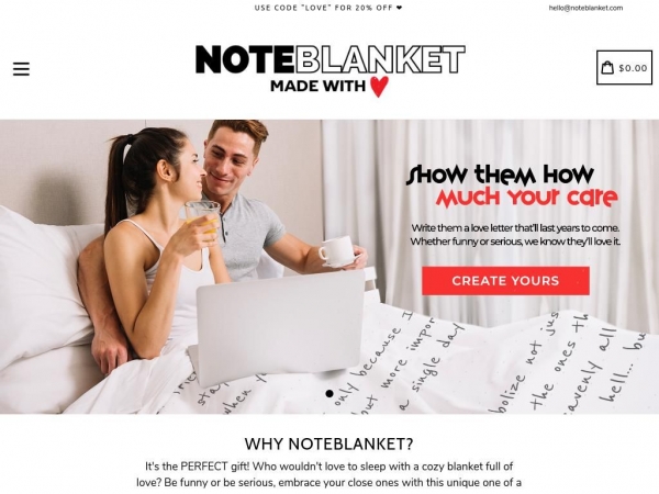 noteblanket.com