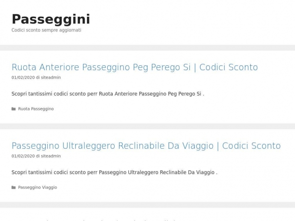 passeggini.codiciscontoitalia.com