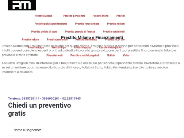 prestitomilano.com