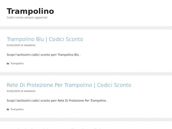 trampolino.codiciscontoitalia.com