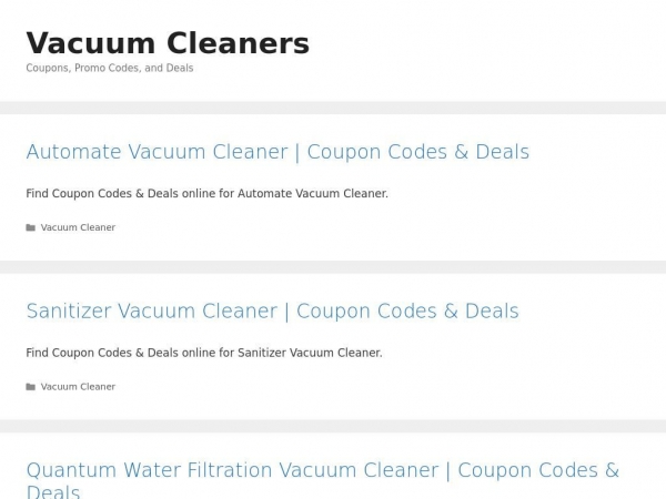 vacuumcleaners.discountcodeusa.com