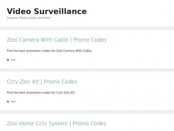 videosurveillance.promocodescanada.com