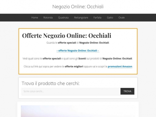 occhiali.website